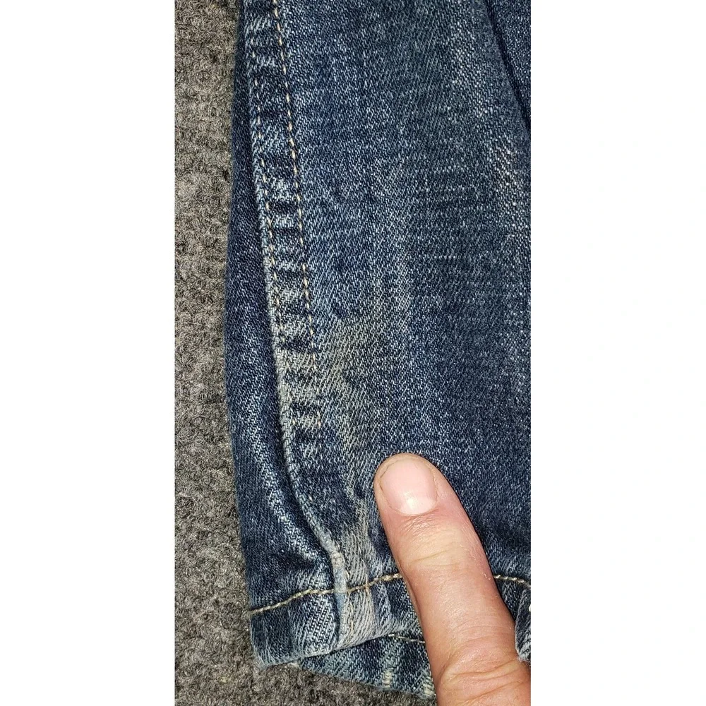 Levis 501 Denim Jeans Straight Fit Mens Size 32x29 (32x32tag)